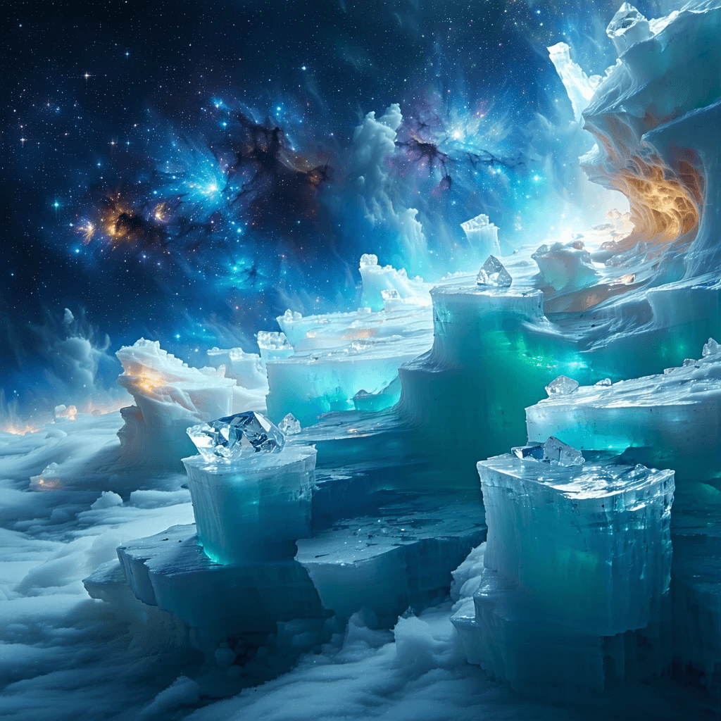 Ice in Space: A New Perspective