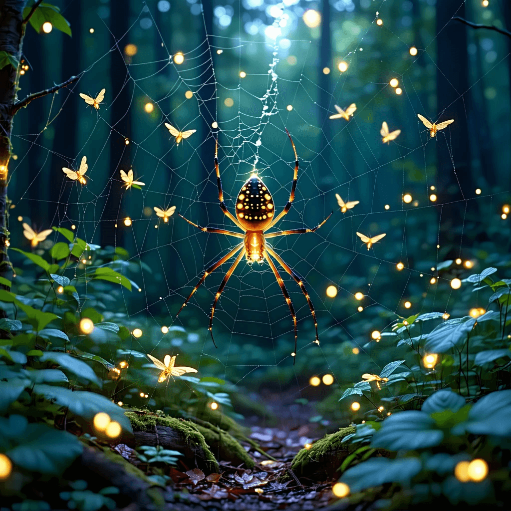 Spiders Use Fireflies as Bait in a Fascinating Scientific Discovery