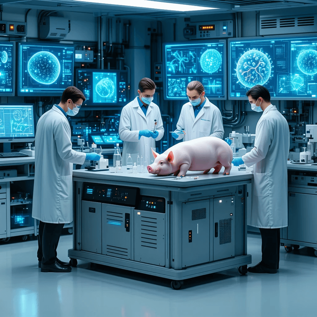 Breakthrough in Genetically Modified Pig Lungs for Human Transplant