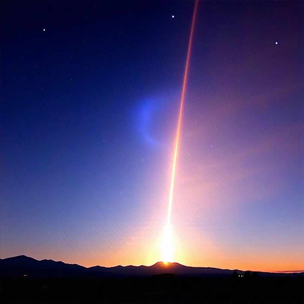 Stunning Celestial Display Over Western United States