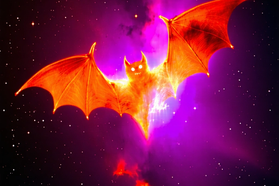 The Cosmic Bat: A Celestial Marvel