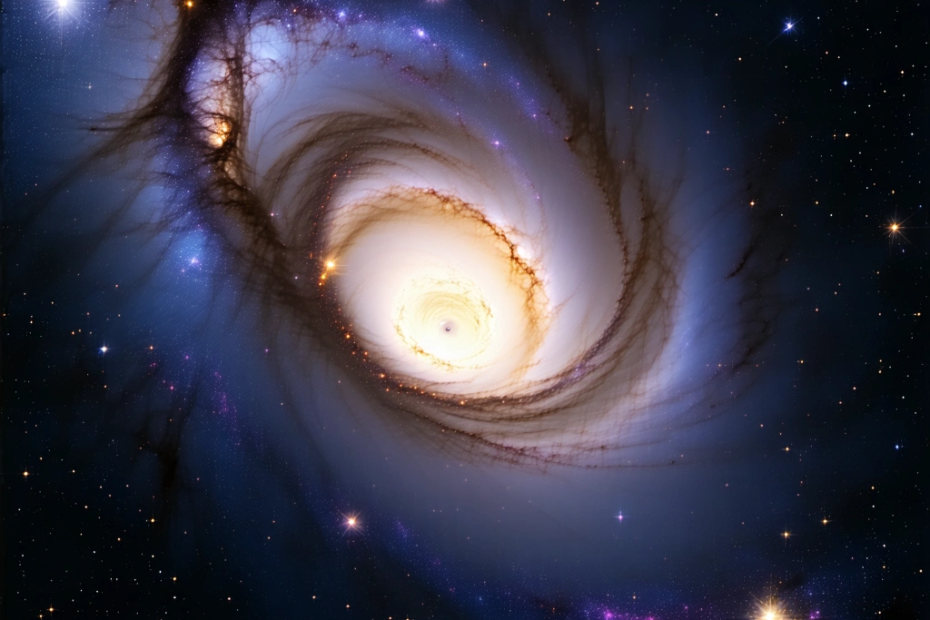 Powerful Distant Black Hole Flare Observed