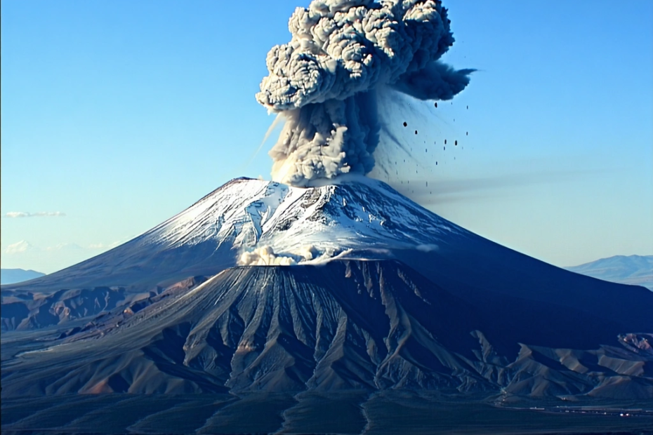 European Satellite Captures Stunning Image of Blancho-Petrow Volcano