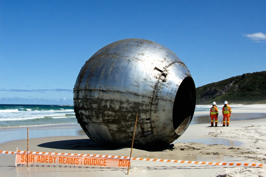 Space Junk Mystery: Metal Spheres from the Sky