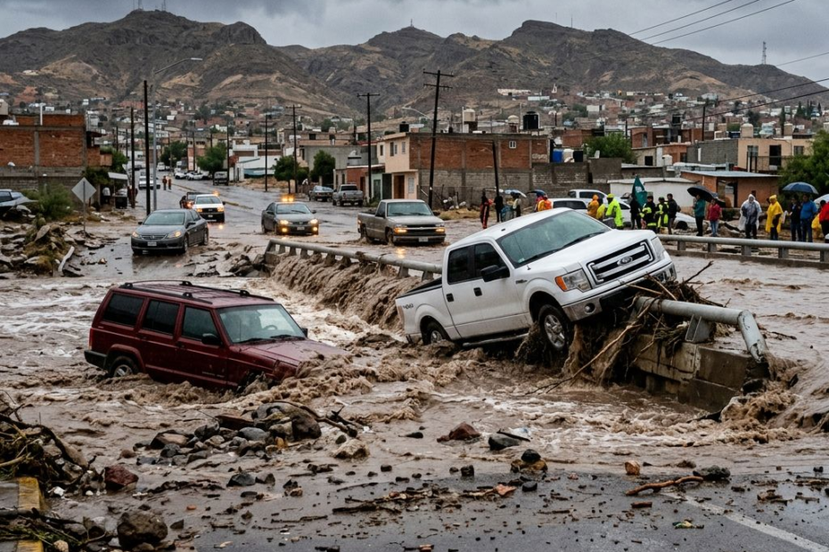 When Desert Streets Turned to Rivers: Flash Floods Swept Ciudad Juárez
